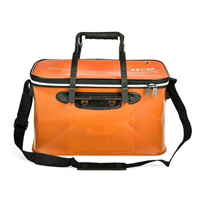 FMOPQ Lanzamiento 40 cm / 45 cm Bolsa de Pesca Plegable Cubo de Pesca Plegable al Aire Libre Bolsa de Pesca Estuche portátil para Acampar Senderismo B