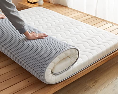 Btytu Colchon Tatami Japones Suelo Plegable Espesar Colchón Acolchado Colchón Espuma De Memoria Respirable Colchón De Futón Víveres Estera para Dormir