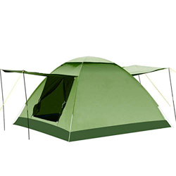 Tienda de campaña de fácil instalación premium para 3-4 personas, tienda de campaña automática impermeable, portátil, plegable, para exteriores, anti  precio