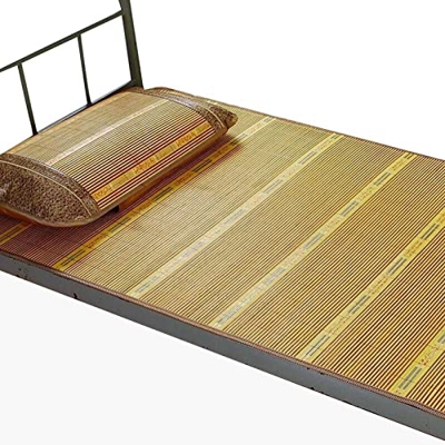 pujindu Estera De Dormir De Verano, Cubrecolchón De Bambú, Alfombra con Aire Acondicionado, 0,8 M/0,9 M/1 M De Ancho, para Dormitorio Cama Individual 