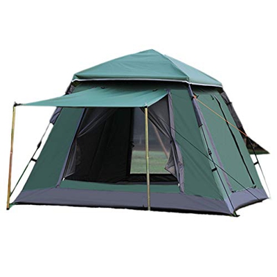 Tienda de campaña impermeable y a prueba de viento, tiendas de campaña emergentes para exteriores, tiendas de campaña automáticas para 4-5 personas co