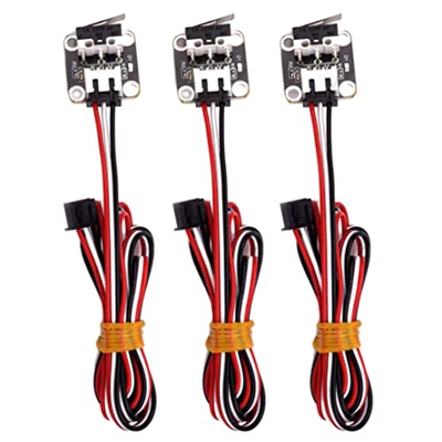 NiseWuds Impresora 3D Interruptor Limitado Interruptor mecánico Módulo de Interruptor de Encendido 3pins 33.97 Pulgadas Cable Compatible con Tevo Torn