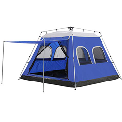 Tienda de campaña impermeable y a prueba de vientoTiendas de campaña para 5-8 personas, tienda de campaña grande automática para exteriores, diseño de características