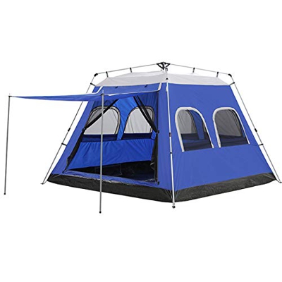 Tienda de campaña impermeable y a prueba de vientoTiendas de campaña para 5-8 personas, tienda de campaña grande automática para exteriores, diseño de