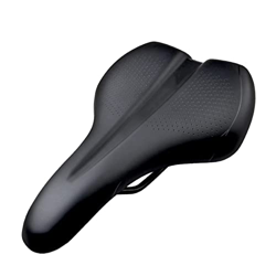 HKMA Sillín ergonómico de Bicicleta Hueca Absorbente de Golpes de Gel de sílice Tela de PVC Suave MTB Ciclismo Asiento de Bicicleta de montaña características
