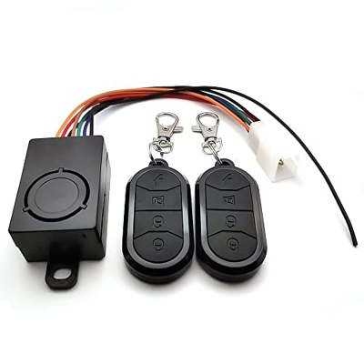 ebikefans Sistema de alarma antirrobo con control remoto para 48 V 60 V 72 V sin escobillas/bicicleta eléctrica/scooter/triciclo (conector 6P)
