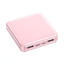 Power Bank 30000mAh Teléfono Móvil Portátil Puerto de Carga para Indicador de Batería Externa Móvil para Smartphone Tablet y Más Rosa características