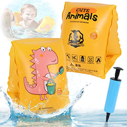 Flotador de Brazos para niños,Manguitos Flotadores Piscina, Manguitos Piscina,Brazaletes hinchables,Anillo de Natación de Brazo,Herramientas de Aprend características