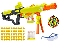 Riviax Pistola Juguete Desmontable Niño/a +6 Años, 50 Pelotas/Bolas Espuma Blanda + 1 Gafas Seguridad + 1 Diana Disparo y 2 Cargadores, Blaster Lanzad precio