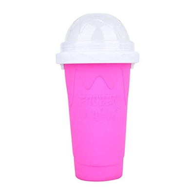 KROITY Summer Squeeze Botella de batido casero Frozen Smoothie Cup, Taza de enfriamiento rápido Ice Cream Slushy Maker (Color : C)