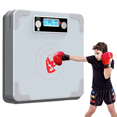 Adolescentes Niños Boxeo Pared Golpear Objetivo Entrenamiento Reacción Agilidad Objetivo Equipo Inicio Pared Boxeo Bolsa Pads con Chip Inteligente Res