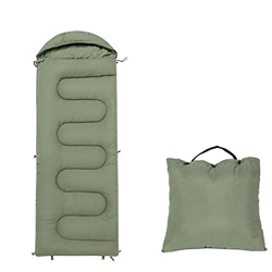 IYFHACS Saco de Dormir para Acampar, Saco de Dormir con Saco de Compresión, Ligero e Impermeable, Clima Frío y Cálido, Ideal para Acampar al Aire Libr precio