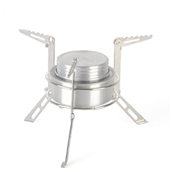 Rack De Estufa De Alcohol, 2 Pcs Camping Mini Cooker Baller Boleto con Soporte para Mochileros De Picnic Cheinking en oferta