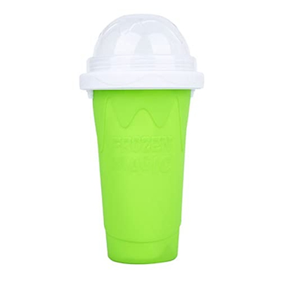 KROITY Summer Squeeze Botella de batido casero Frozen Smoothie Cup, Taza de enfriamiento rápido Ice Cream Slushy Maker (Color : A)