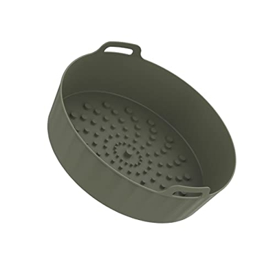 SANZH Cesta de repuesto para freidora de aire de silicona para microondas | Forro de silicona para freidoras de aire fáciles de limpiar para cocina, f