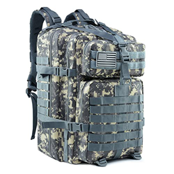 QT&QY Mochilas Militares Tácticas 45L Molle Mochila de asalto del ejército Bolsa Bug Out de 3 días mochila de senderismo para acampar características