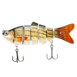 FMOPQ Tearicok 10cm/20g 6 Secciones articuladas Swimbait señuelo de Pesca (4) características
