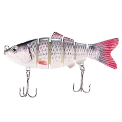 FMOPQ Tearicok 10cm/20g 6 Secciones articuladas Swimbait señuelo de Pesca (8) precio