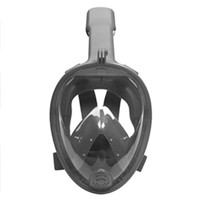RobinEllis Máscara de Esnórquel de Cara Completa para Adultos, Submarinismo, Antiniebla, Conjunto de Máscara de Buceo,Gray,S/M