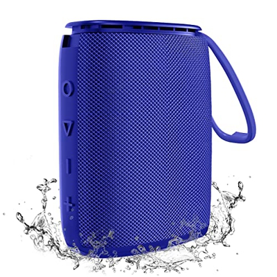 Altavoz inalámbrico Bluetooth portátil para Exteriores Hadisala - Resistente al Agua - Azul