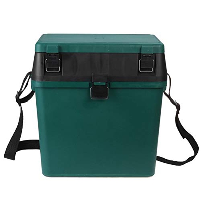 FMOPQ Liberación de 380x230x390mm, Caja de Aparejos de Pesca con Correa, señuelos de Pesca de Gran Capacidad, Accesorios para Herramientas Takcle, Caj