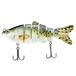 FMOPQ Tearicok 10cm/20g 6 Secciones articuladas Swimbait señuelo de Pesca (3) características