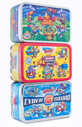 SUPERTHINGS Pack de 3 latas SuperThings - De Venta Exclusiva en Amazon. Incluye: Lata Team Terrible + Lata Danger Gang + Lata Cyber Squad, Cada una Co precio