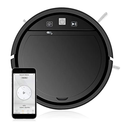 Leepesx Limpiador robótico 3 en 1 Wifi 1500Pa Aspirador robot de succión potente Modo 2 Compatible con Assitant Aplicación Tuya Ideal para alfombras d características