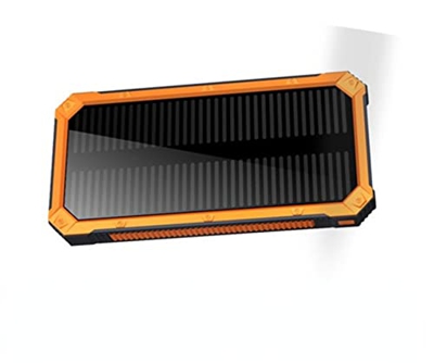 Batería externa inalámbrica solar de 70000 mAh, cargador rápido portátil con batería externa ligera para cargar el banco de la batería Orange-70000mAh