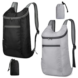 Feibmir 2 Mochilas Plegables Ultraligeras, Mochilas de Senderismo Resistentes al Agua, Mochilas Plegables Para , Viajes al Aire Libre, Camping, Escala características