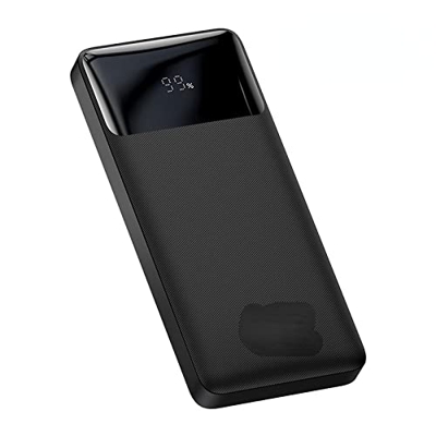 Power Bank 10000mAh Batería Externa 20000mAh Power Bank Pd 20W Carga portátil para cargar la batería Compatible Blanco
