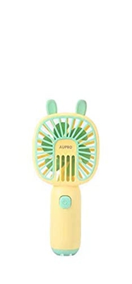 FMap Operado de 2 a 3 Horas, 2 Paquete, Tiene 1 Velocidad del Viento Ajustable,USB Ventilador portátil Recargable y portátil (Color : N)