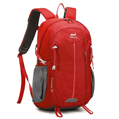 AMEISEYE 30L Mochila ligera para senderismo Mochila impermeable para senderismo Mochila para acampar para hombres y mujeres