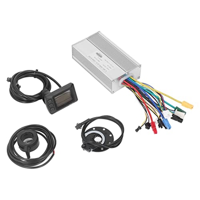 Keenso Controlador de Bicicleta Eléctrica 36/48V 1000W 30A, Controlador de Motor sin Escobillas para Bicicletas Eléctricas DIY, Vehículos, Scooters