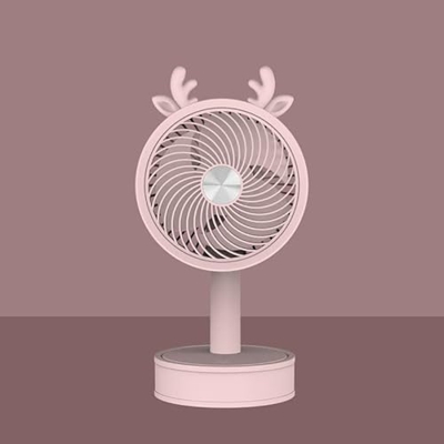 FMap Tener 3 Velocidad del Viento Ajustable,USB Ventilador portátil Recargable y portátil, operado 2-3 Horas, 2 Paquete (Color : D)