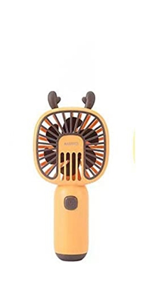 FMap Operado de 2 a 3 Horas, 2 Paquete, Tiene 1 Velocidad del Viento Ajustable,USB Ventilador portátil Recargable y portátil (Color : D)