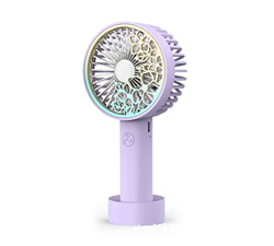 FMap Ventilador portátil de Mano, operado 2-3 Horas, 2 Paquetes, Tiene 3 Velocidad de Viento Ajustable,USB Recargable (Color : F) características