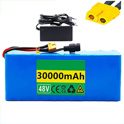 Paquete de batería de Bicicleta eléctrica de 48v, Paquete de batería de Iones de Litio 30Ah 13s3p, batería de Alta Potencia de 1000w, Bicicleta eléctr precio