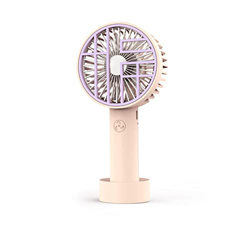 FMap Ventilador portátil de Mano, operado 2-3 Horas, 2 Paquetes, Tiene 3 Velocidad de Viento Ajustable,USB Recargable (Color : N) precio