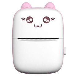 Mini impresora fotográfica, Impresora térmica inalámbrica de bolsillo BT para imprimir foto Memo Label List Journal Planner, compatible con Android iO precio