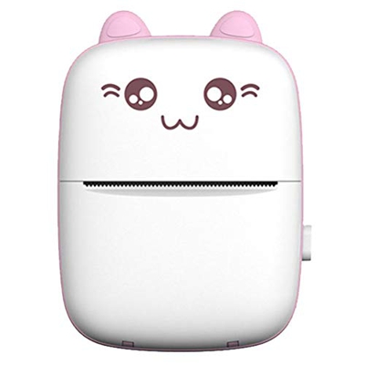 Mini impresora fotográfica, Impresora térmica inalámbrica de bolsillo BT para imprimir foto Memo Label List Journal Planner, compatible con Android iO