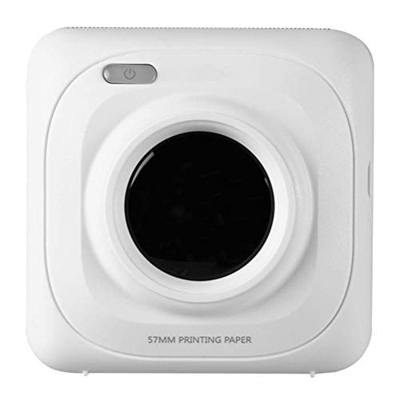 Mini impresora térmica P1, impresora de bolsillo portátil inalámbrica, impresora con batería recargable de 1000 mAh compatible con teléfonos Android y