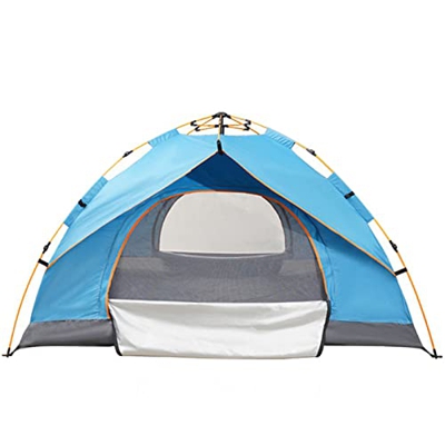 FZ FUTURE Tienda de Cúpula de Festival para 3-4 Personas, Tienda de Campaña Familiar para 4 Personas con Vista Panorámica de 360°,100 por Ciento Imper