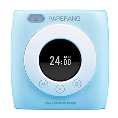 Impresora térmica de bolsillo, mini impresora inalámbrica de fotos Bluetooth, búsqueda de fotos, impresión incorrecta, reloj multifunción, reconocimie