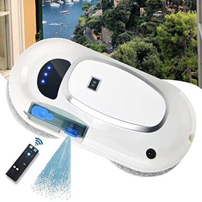 FONOBO Robot eléctrico de Limpieza de Ventanas, Aspirador de Vidrio automático, Robot de Limpieza de Ventanas de Vidrio, Control Remoto, Fuerte adsorc
