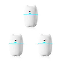 lmoikesz 3 Juegos de Humidificador de aire, 260ml, portátil, ajustable, eléctrico, difusor de Aroma, generador de niebla de bajo ruido, rociador, deco en oferta