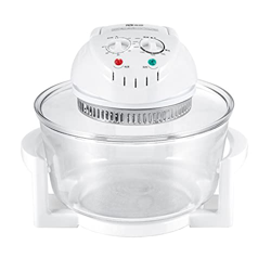 Freidora aire, horno compacto aceite 5 cuartos galón, control temperatura ajustable 6 en 1, temporizador 60 minutos apagado automático, recordatorio p en oferta