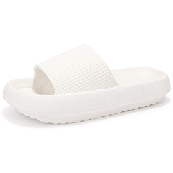 incarpo Unisex Chanclas y Sandalias de Piscina Para Mujer Zapatillas Casa Hombre Verano Pantuflas de baño,Blanco,44/45 en oferta