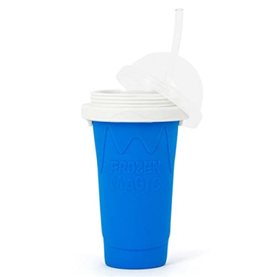 KROITY Máquina para Hacer Helados congelados de Silicona, máquina para Hacer Helados, Taza de enfriamiento rápido para aguanieve, máquina para Hacer a