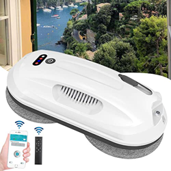 FONOBO Robot Limpiador de Ventanas con rociador de Agua automático ultrasónico, aspiradora de Ventana con aplicación/Control Remoto, para Ventanas/Azu en oferta